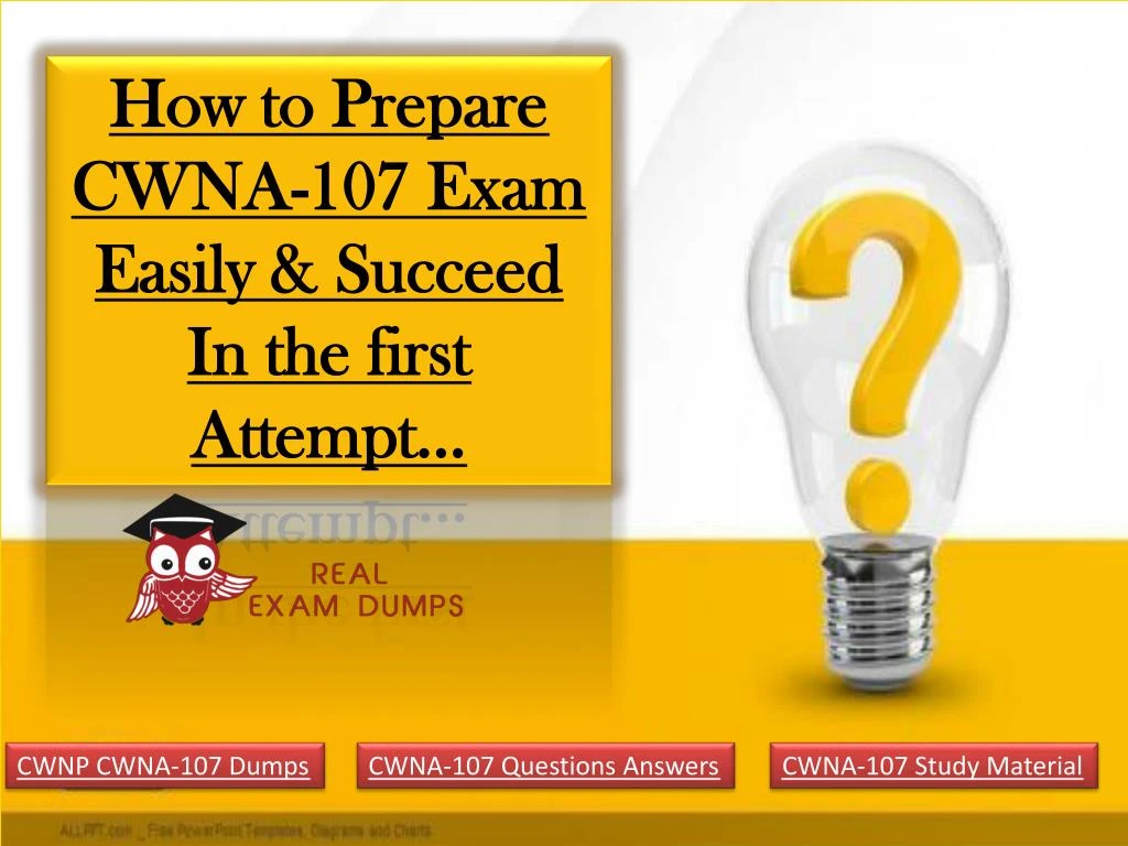 how to prepare cwna 107 exam easily succeed