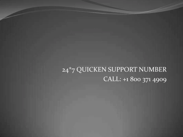 Best Quciken Support Number