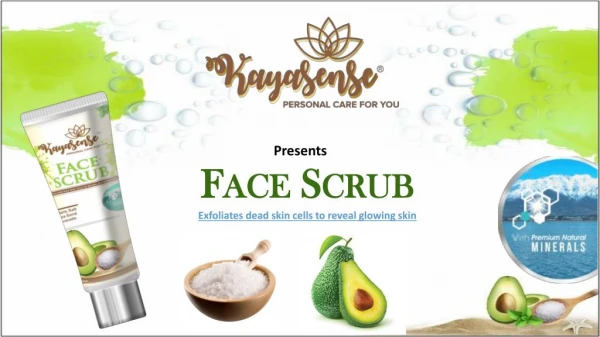 Ayurvedic Face Scrub | Kayasense Face Scrub