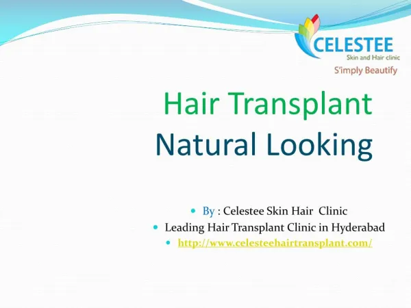 Skin, Laser and Hair Transplant clinic inÂ Hyderabad