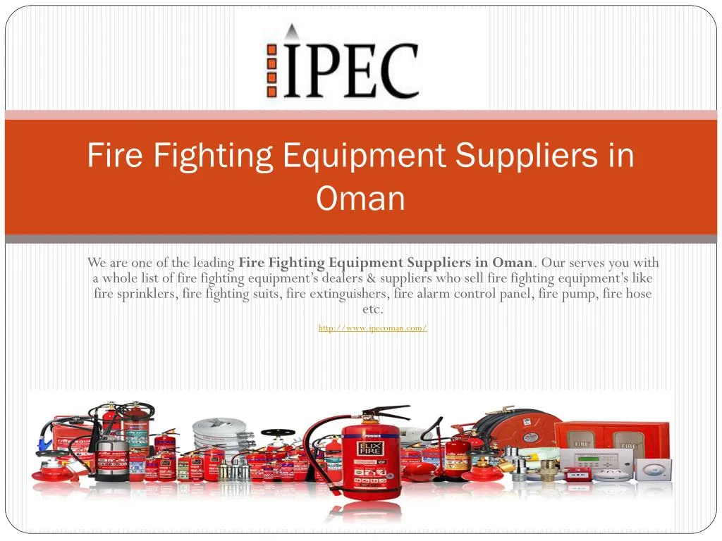 fire fighting equipment suppliers in oman