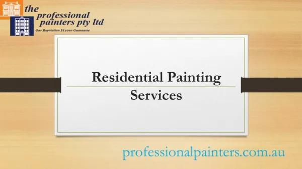 Looking For Residential Painting Services