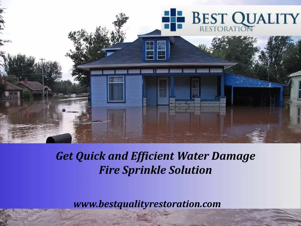 get quick and efficient water damage fire