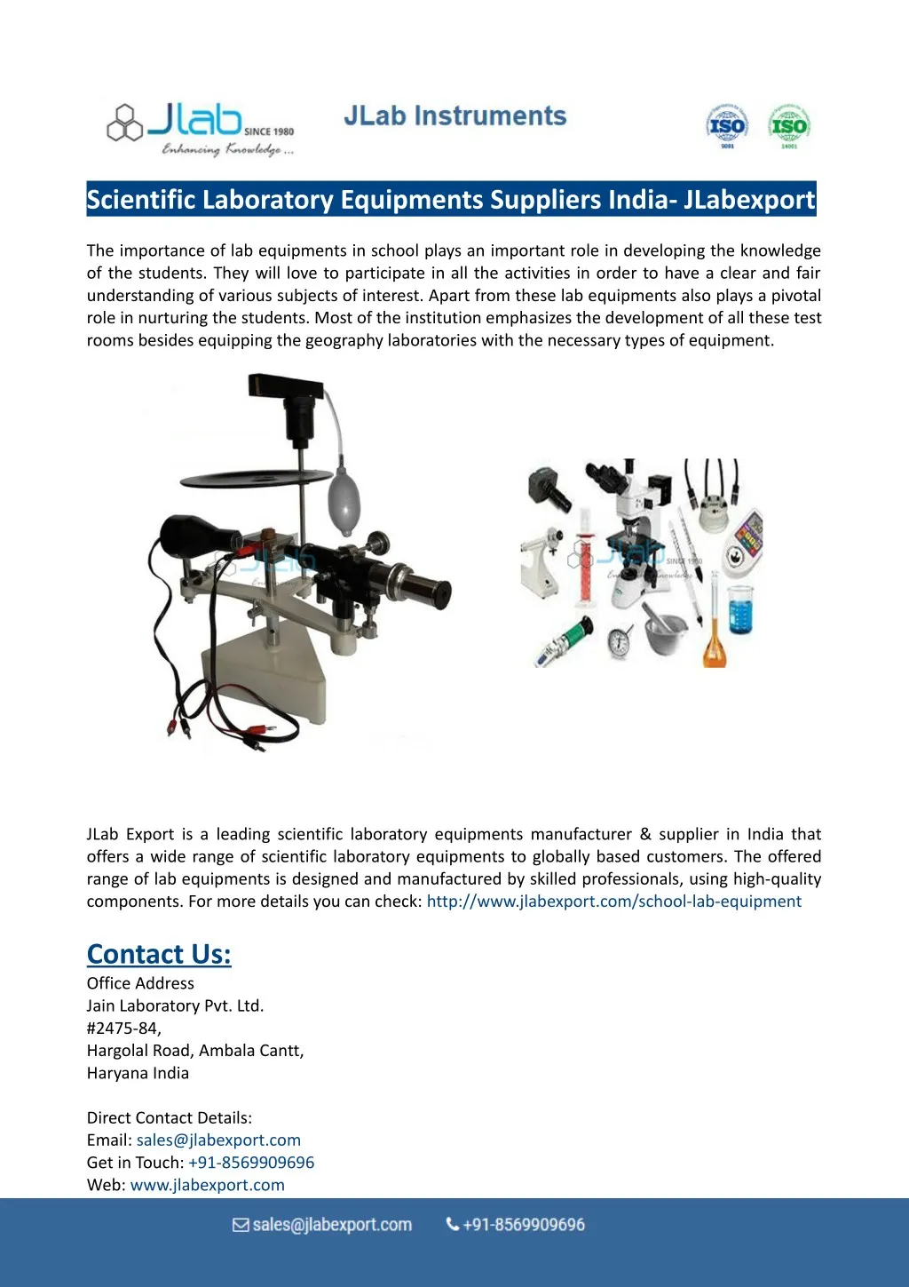 scientific laboratory equipments suppliers india