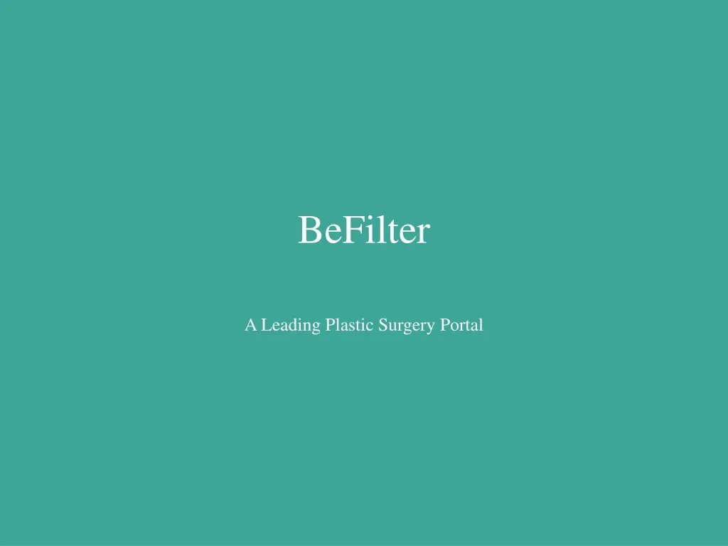 befilter