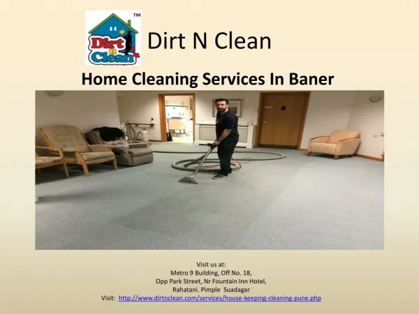 Home Cleaning Services in Baner - Dirt n Clean