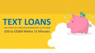 Text Loans No Credit Check | www.textloans247.co.uk - slide 1