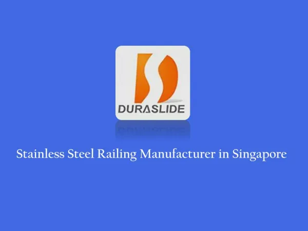 Stainless Steel Railing Singapore