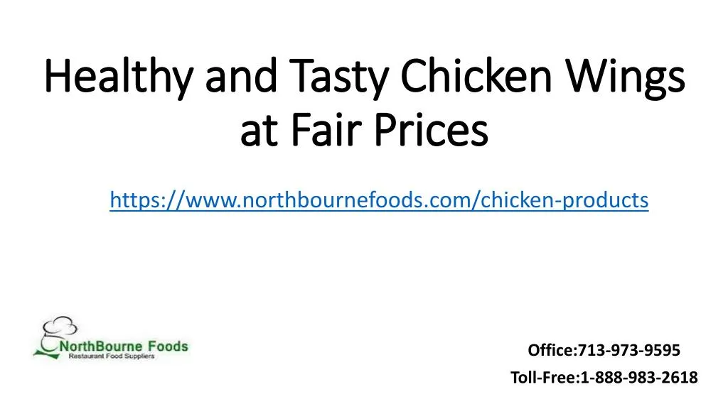 healthy and tasty chicken wings at fair prices