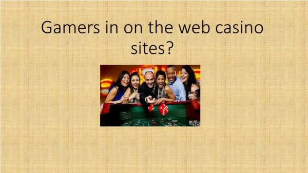 Internet friends in casino