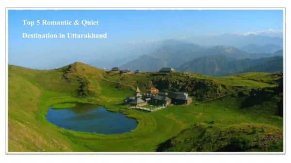 Top 5 Honeymoon Destination in Uttarakhand