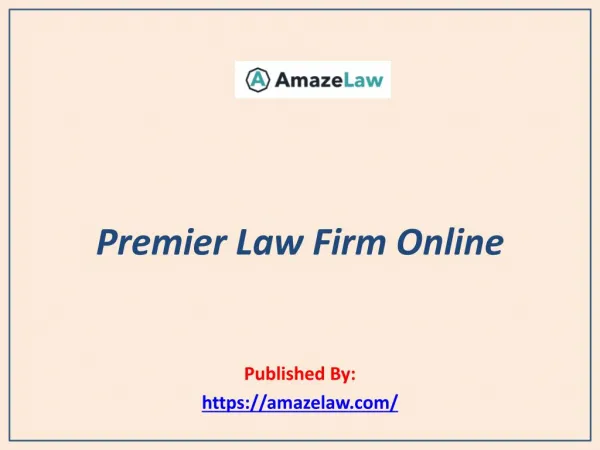Premier Law Firm Online