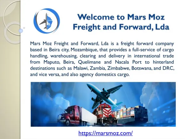 Mars Moz - Freight Forwarding Services Company In Beira, Mozambique