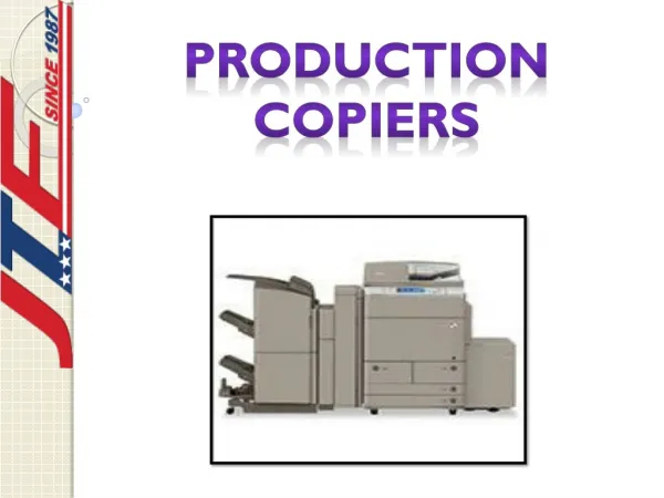 Production Copiers- A Multifunctional Copier
