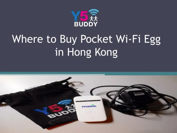 Where to Buy Pocket Wi-Fi Egg in Hong Kong
