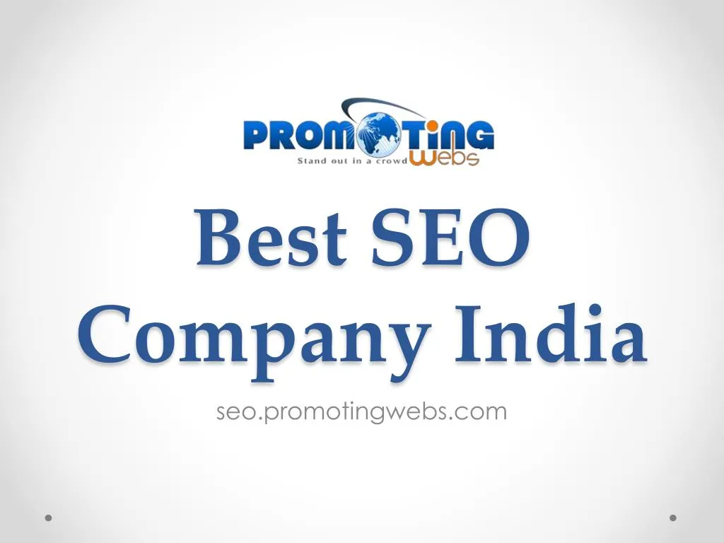 best seo company india