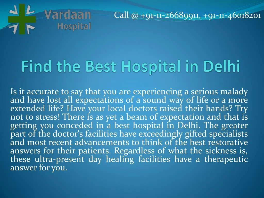 find the best hospital in delhi