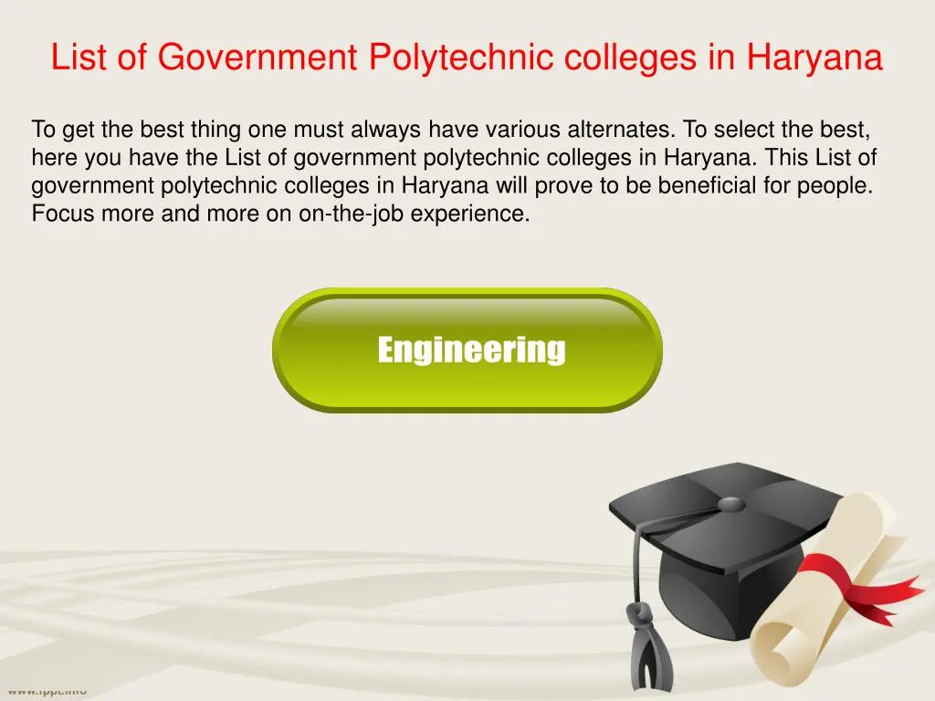 list of government polytechnic colleges in haryana