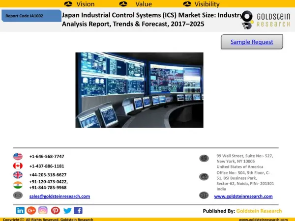 Japan Industrial Control Systems (ICS) Market Size: Industry Analysis Report, Regional Outlook, Trends, & Forecast, 2017