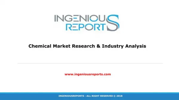 Chemicals and Materials Market Industry Analysis & Growth Rate Reports 2018