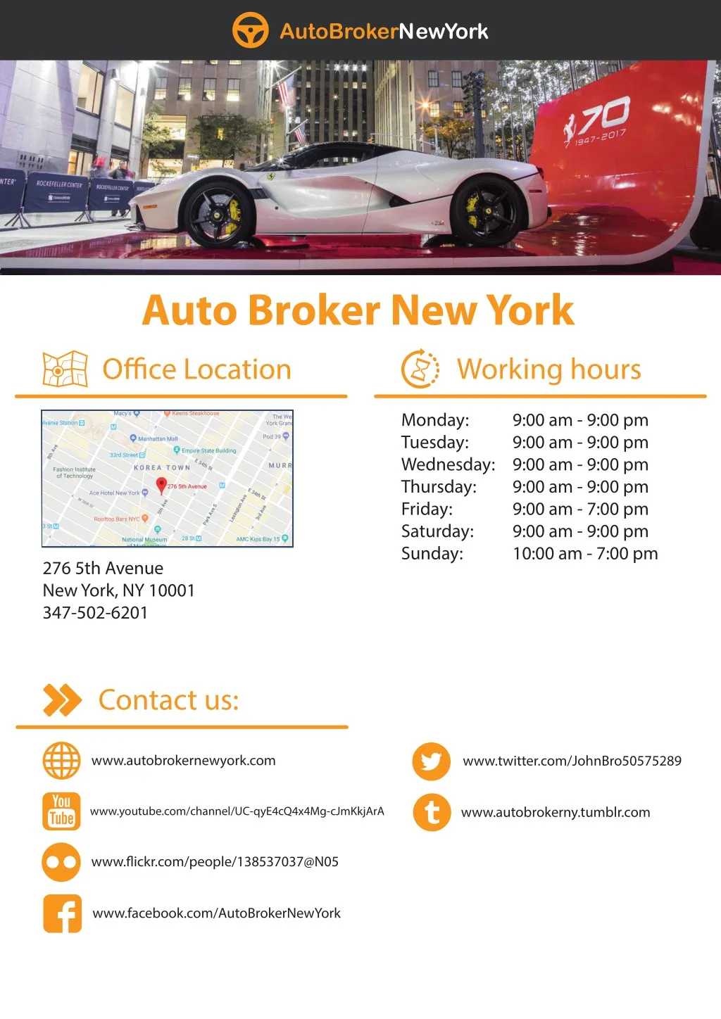 auto broker new york ofce location https