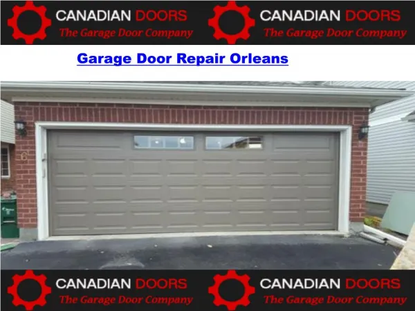 Garage Door Repair Orleans