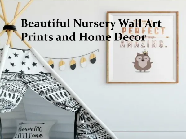 Beautiful Nursery Wall Art Prints and Home Decor