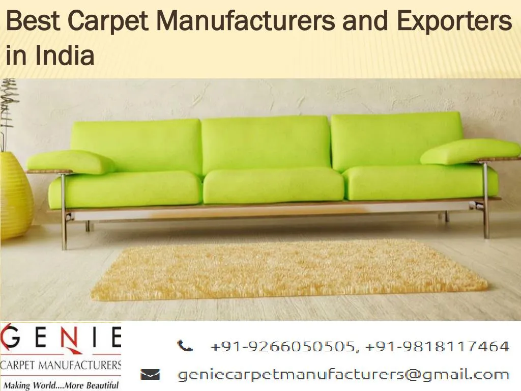 best carpet manufacturers and exporters in india