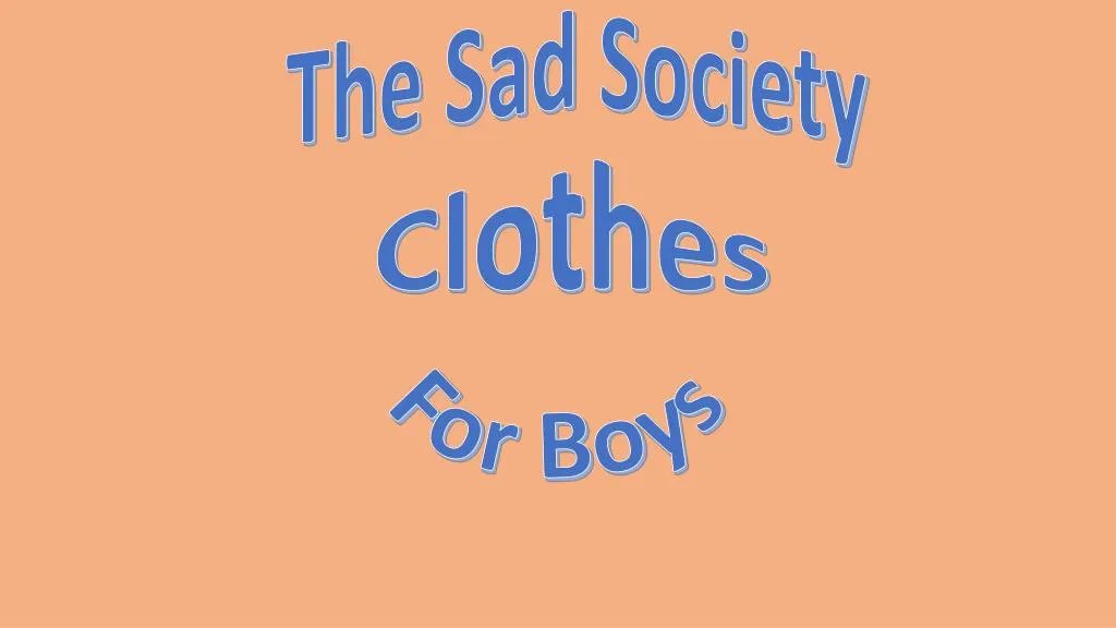the sad society
