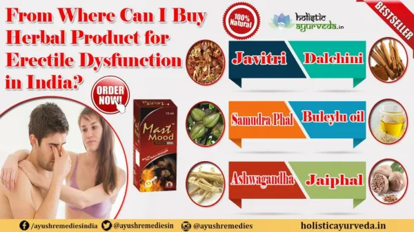 From Where Can I Buy Herbal Product for Erectile Dysfunction in India?