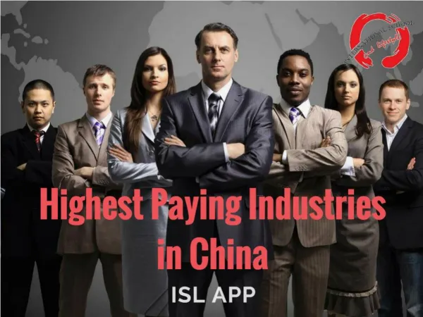 Various Highest Paying Industries in China