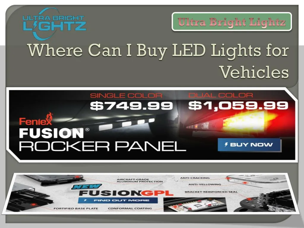 where can i buy led lights for vehicles