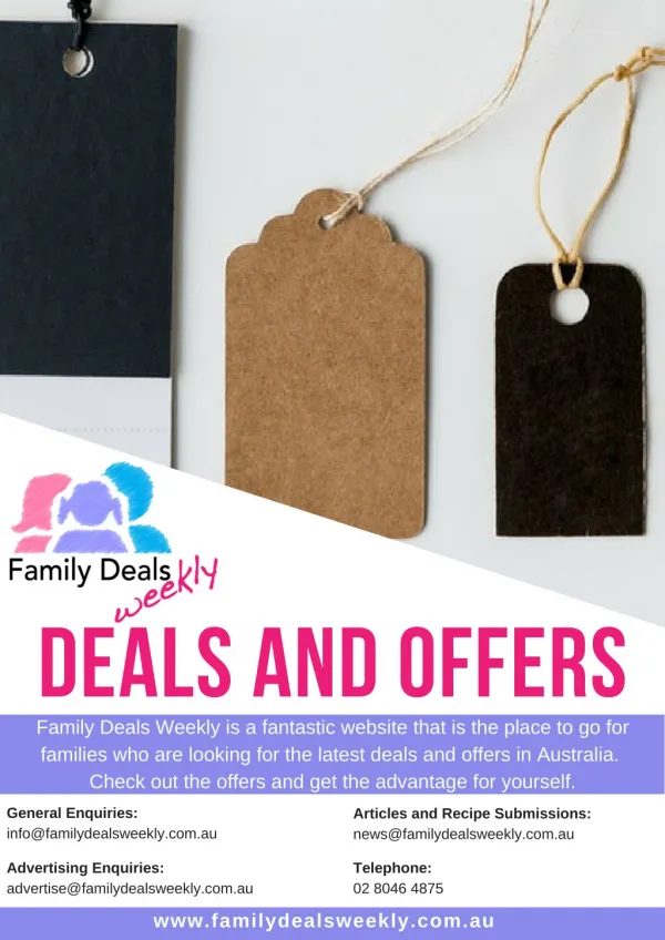 Deals and Offers by Family Deals Weekly