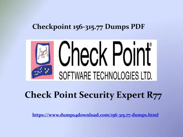 Check Point Security Expert R77