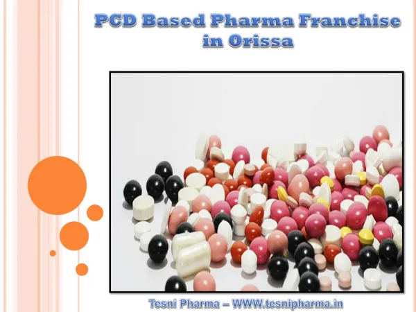 PCD Based Pharma Franchise in Orissa