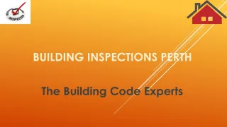 Building Inspections Perth - slide 1