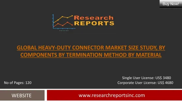 Heavy-Duty Connector 2018 Global Market Growth, Trends, Size and 2025 Forecasts