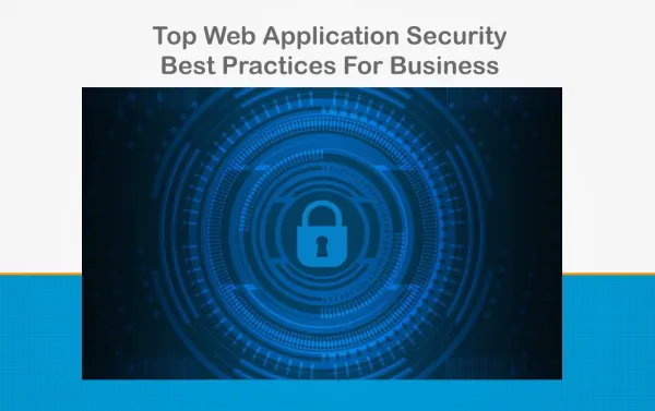 Top Web Application Security Best Practices for Business