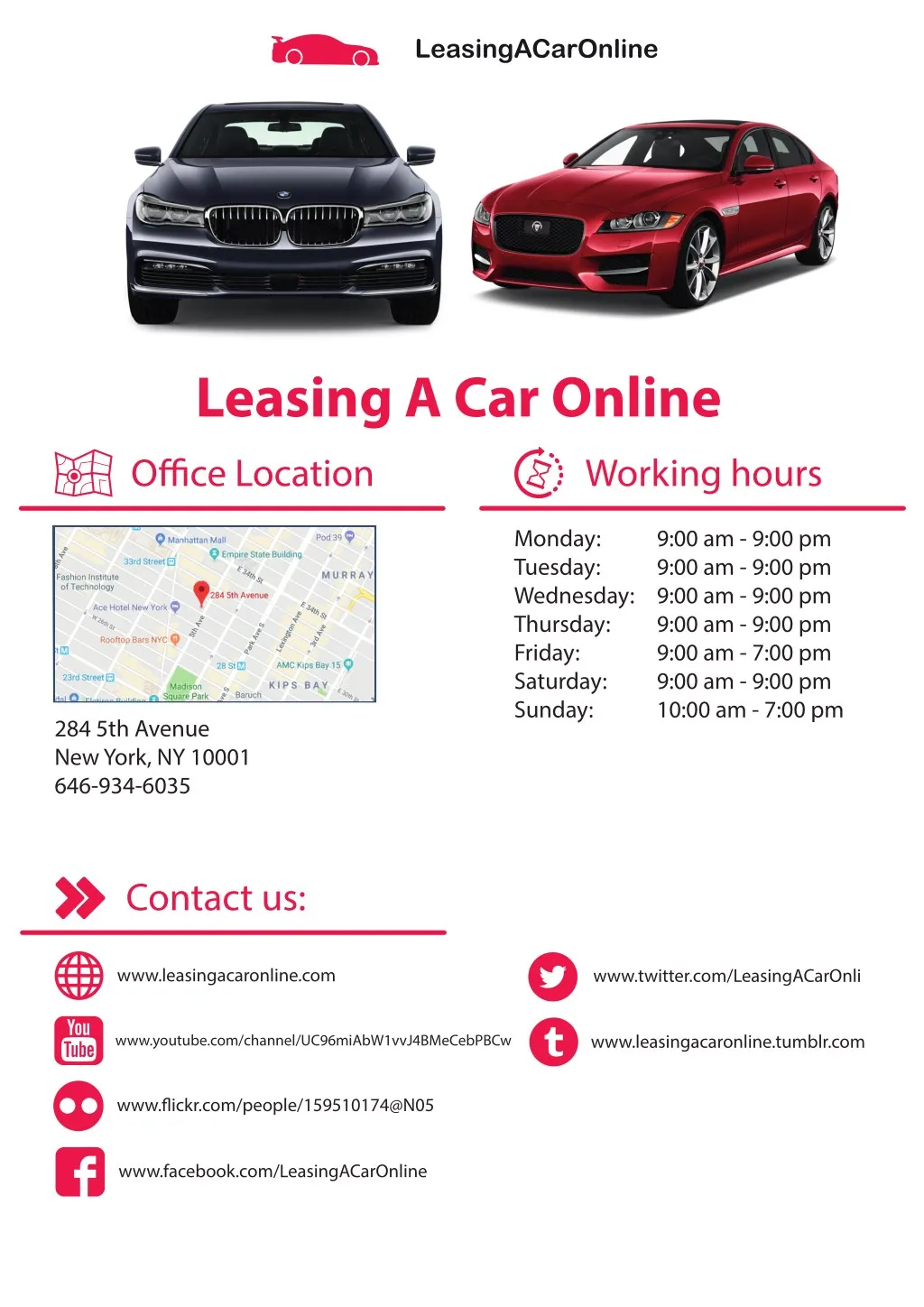 leasing a car online ofce location https