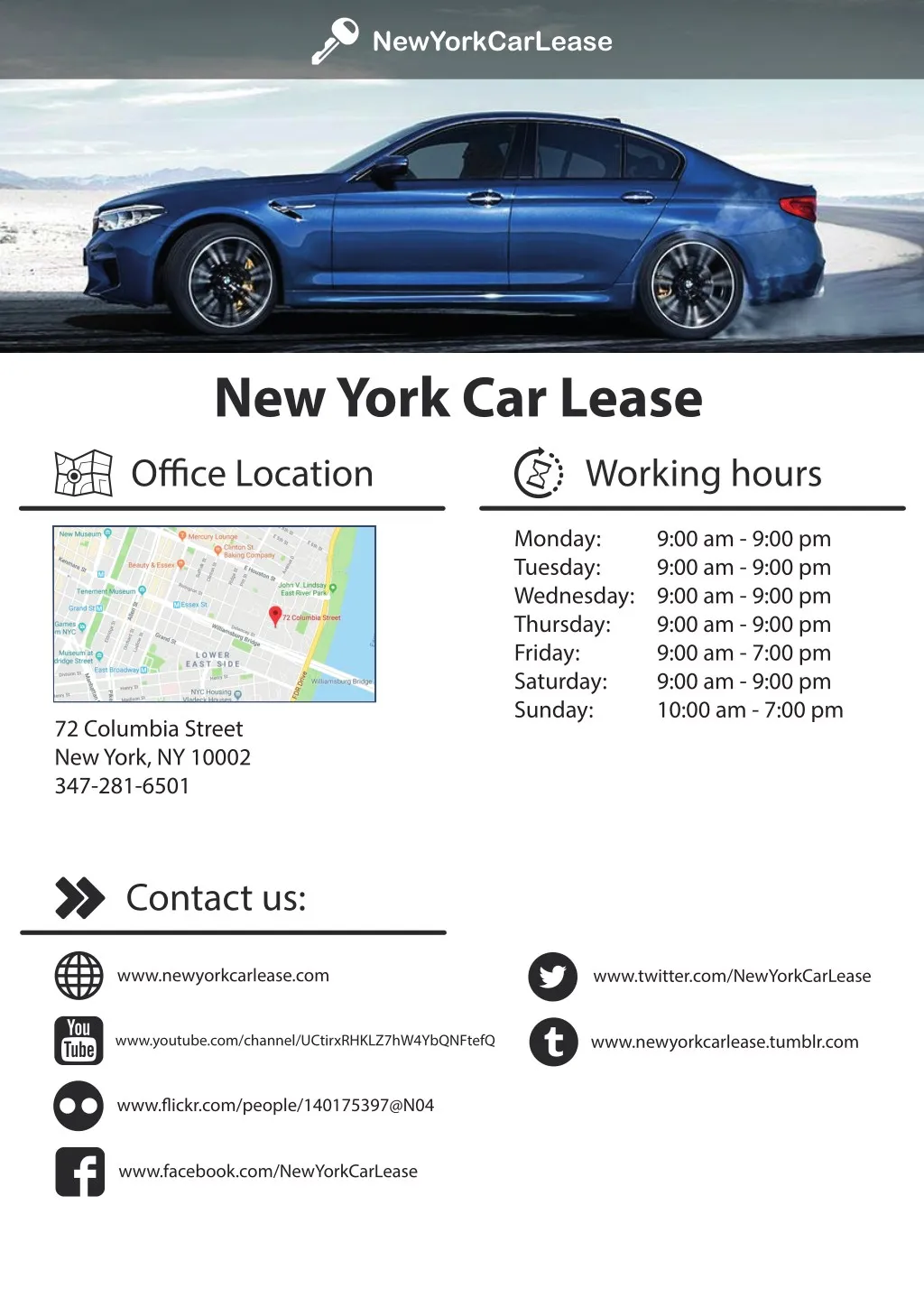 new york car lease ofce location https