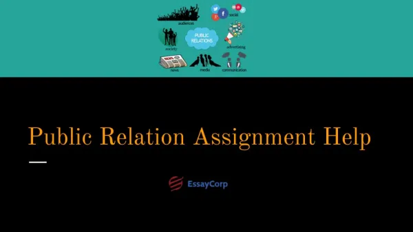Best Public Relation Assignment Help For Marketing Students
