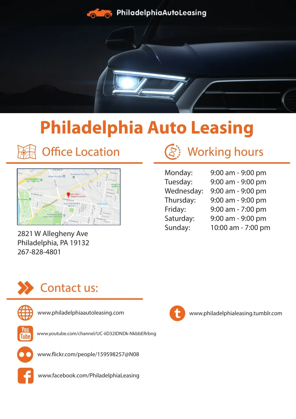 philadelphia auto leasing ofce location https