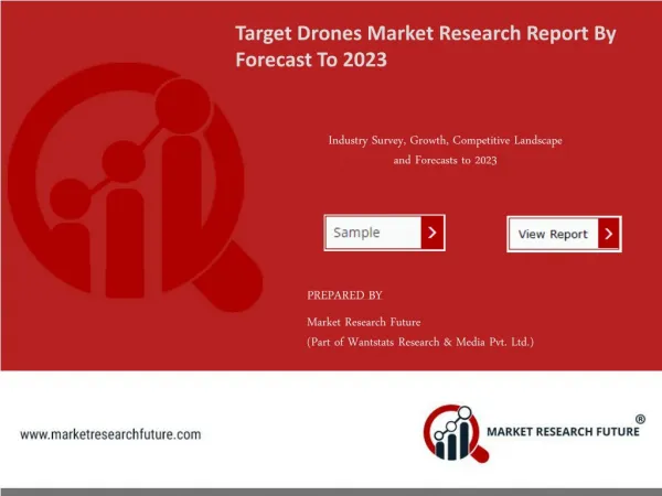Target Drones Market Research Report – Forecast to 2023