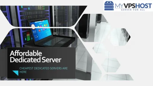 Affordable Dedicated Server | Cheapest Dedicated Server Hosting