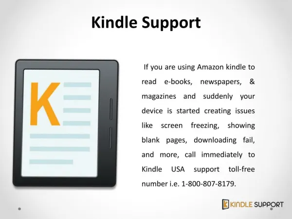 Get Instant Solution From Kindle Support