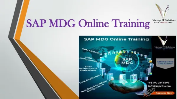 SAP MDG Tutorial PPT