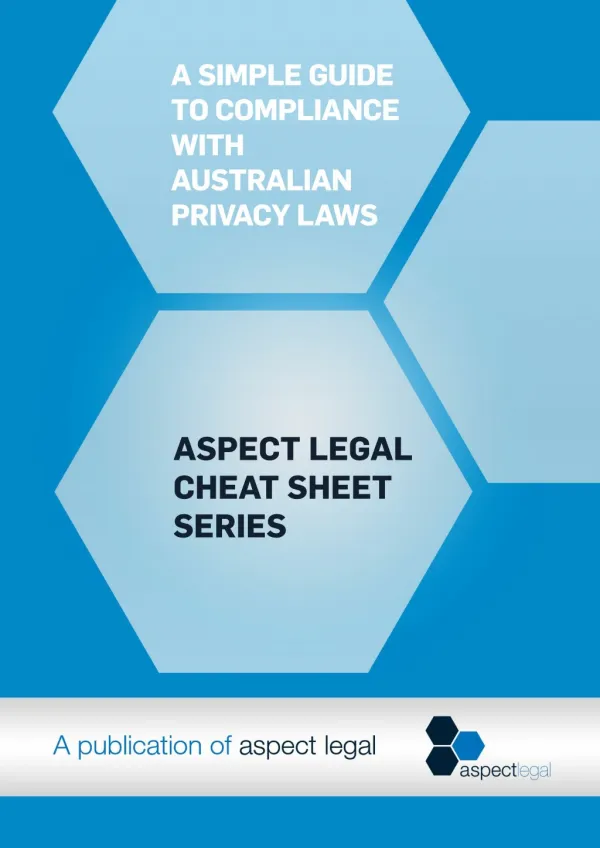 A Simple Guide to Compliance with Australian Privacy Laws