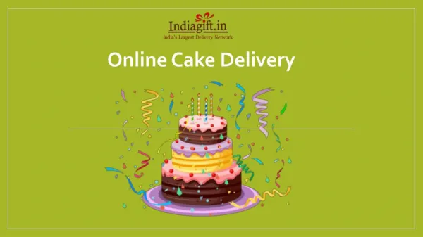 Online Cake Delivery With Free Shipping