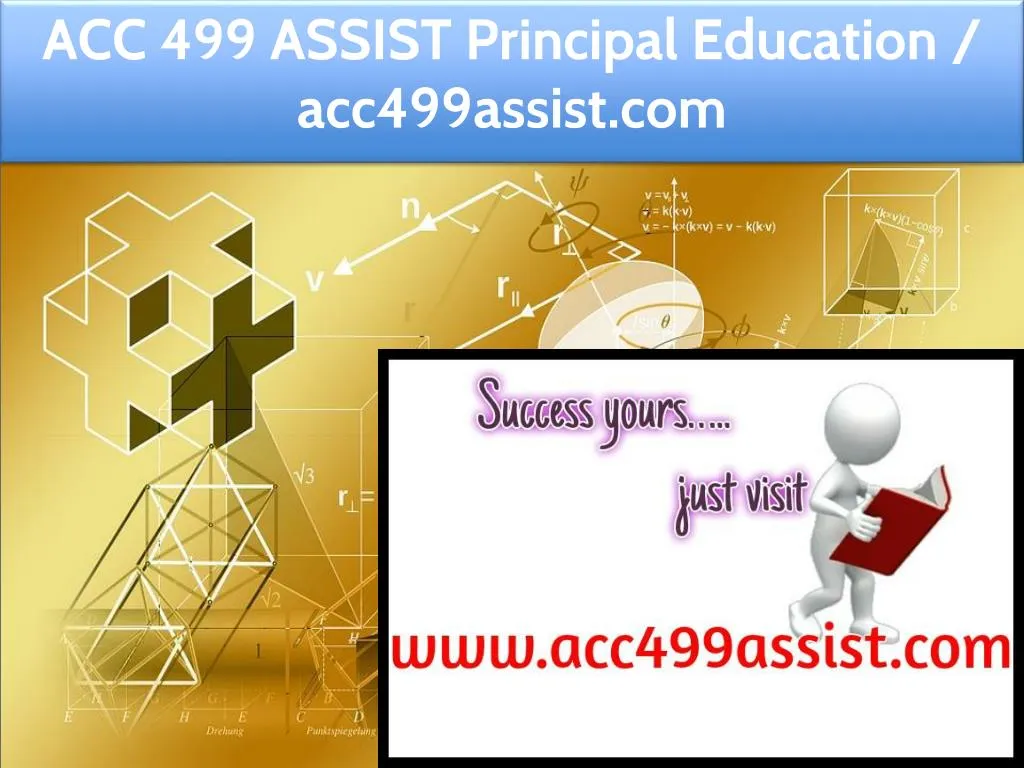 acc 499 assist principal education acc499assist