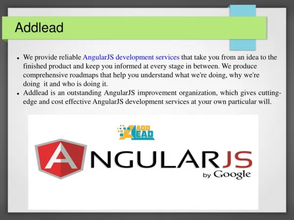 Angular JS Development Services